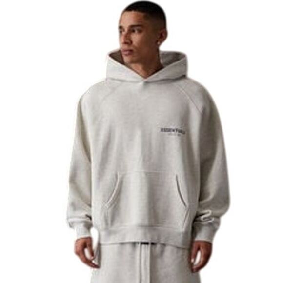 💎✨BRAND NEW✨💎FOG ESSENTIALS HOODIE double line light oatmeal - Picture 5 of 5